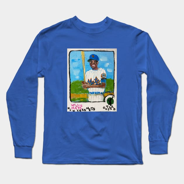 Willie Mays Long Sleeve T-Shirt by ElSantosWorld